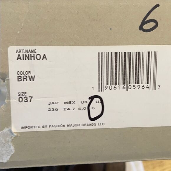 MUSSE & CLOUD DISTRESSED EYELET / LEATHER … - Picture 11 of 12